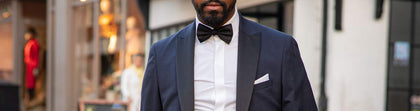 Michael Kors Navy Blue Tuxedo