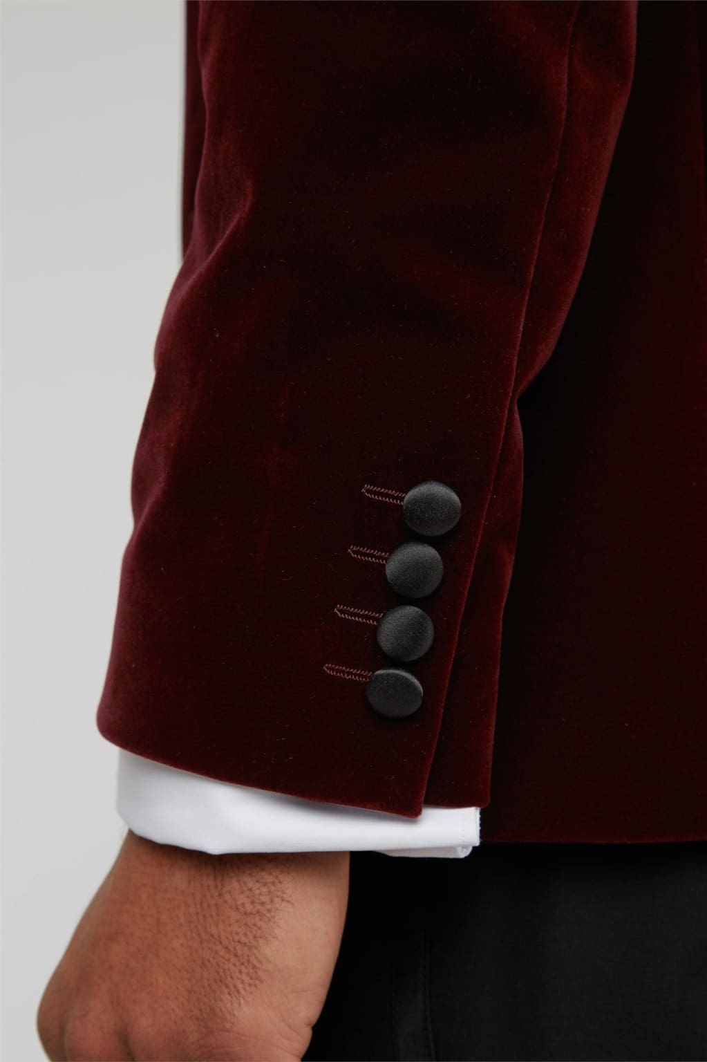 Antique Rogue Burgundy Velvet Dresswear Jacket - Jackets