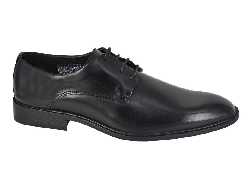 Goor Men's Black 4 Blind Eyelet Gibson Shoe