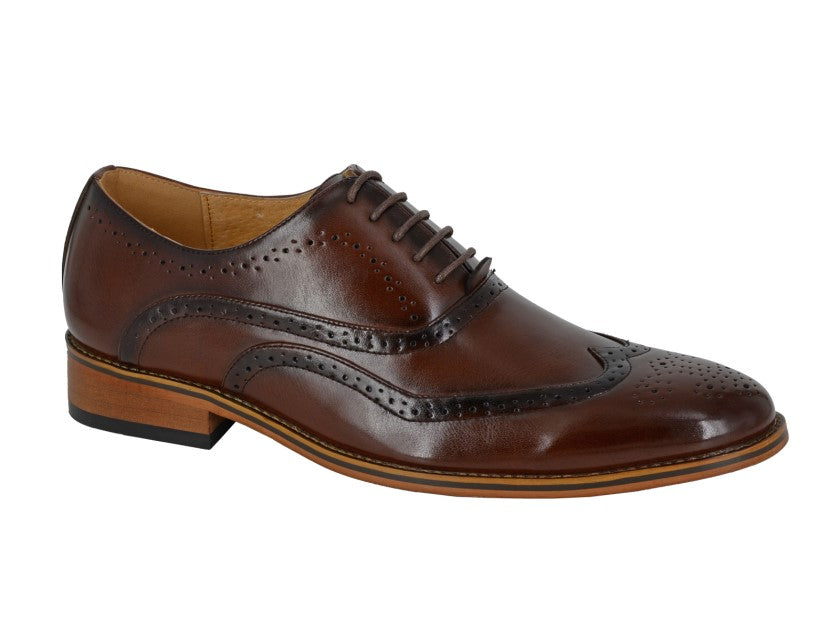 Goor Men's 5 Eyelet Brogue Oxford Shoes