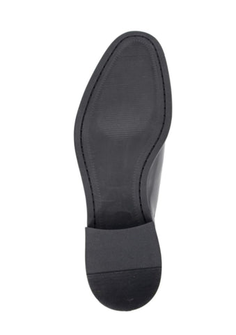 Roamers Gibson Black Hi-Shine Leather Shoes
