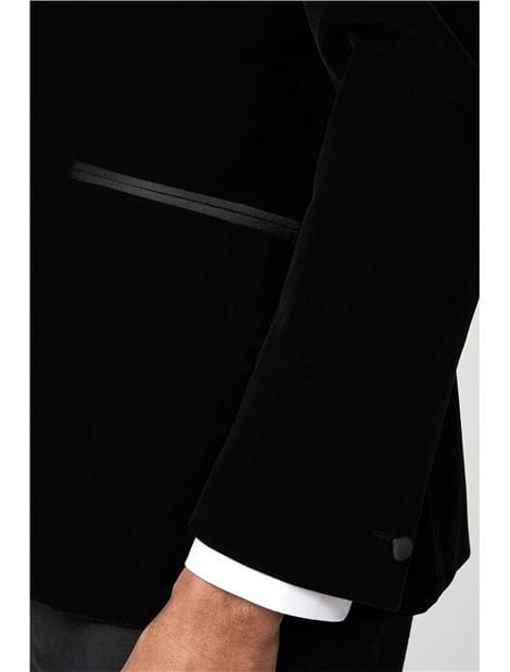 Antique Rogue Black Velvet Dresswear Jacket - Suit & Tailoring