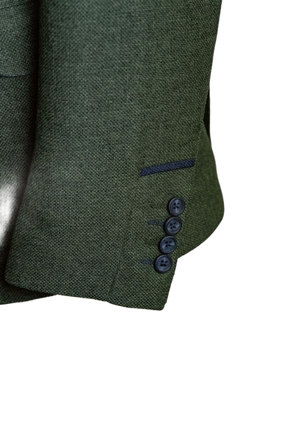 Fratelli Robbie Men’s Olive Green Tweed Suit - Suits