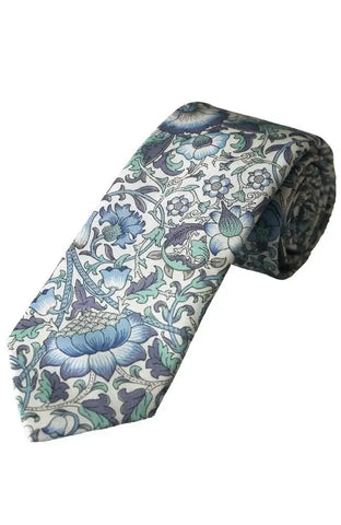 LA Smith Boy’s Liberty Art Fabric Ties - Blue - Accessories