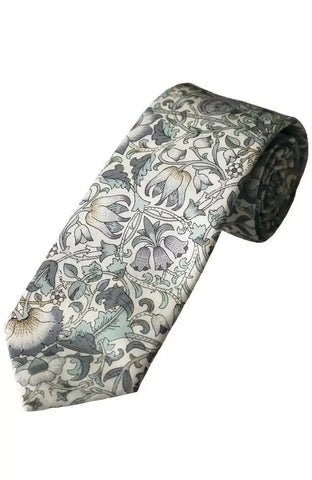 LA Smith Boy’s Liberty Art Fabric Ties - Sage - Accessories