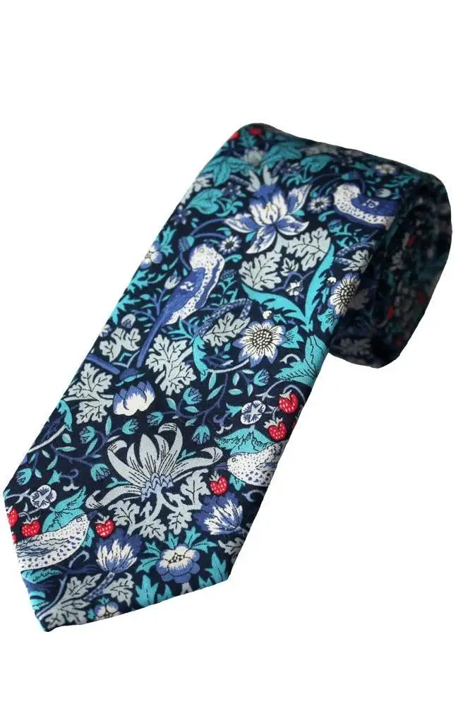 LA Smith Boy’s Liberty Art Fabric Ties - Blue - Accessories