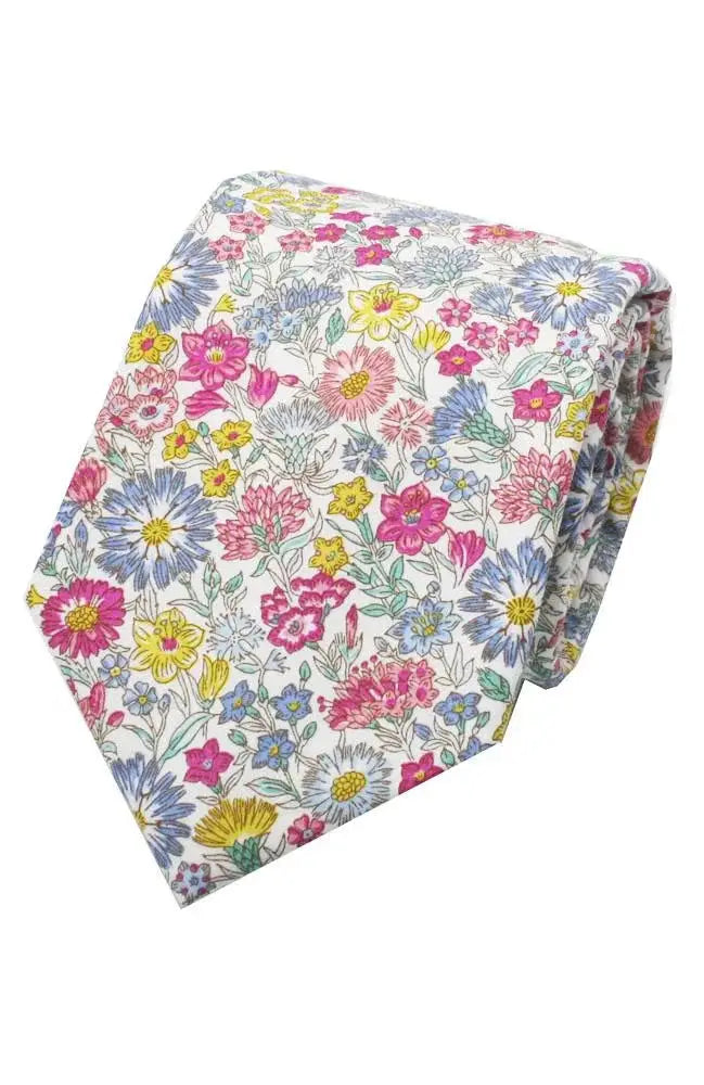 LA Smith May Fields Liberty Art Fabric Ties - Multi - Accessories