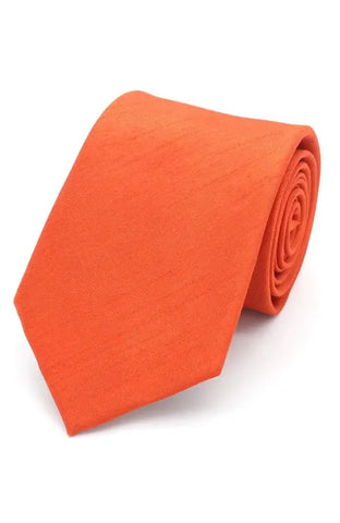 HIRE5 Plain Dupion Shantung Tie Hire