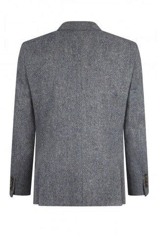 Torre Albert Blue Pure Wool Light Weight Tweed Blazer - Suits