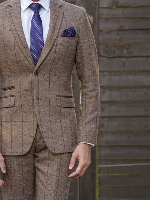 LA Smith Polka Dots Spot Tie and Pocket Square Set - Accessories