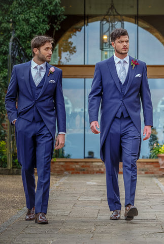 Premium August French Navy Morning Coat Hire