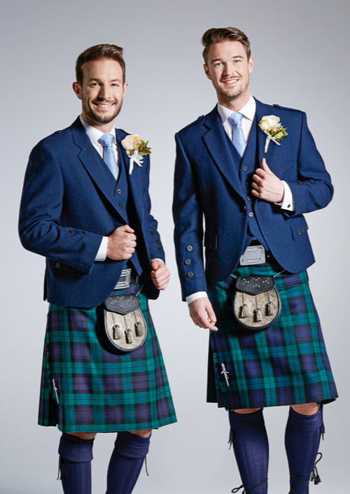 Premium St Andrews BlueTweed  Kilt Hire