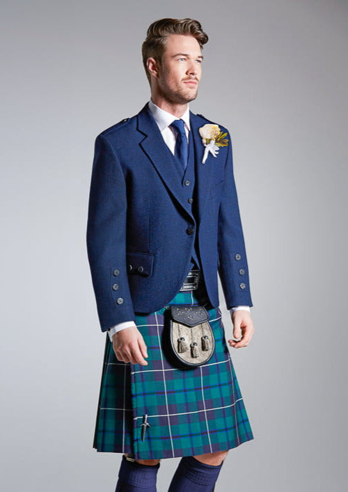 HIRE5-ST-ANDREWS-BLUE-TWEED-HIGHLAND-JACKET-modern-douglous-kilt