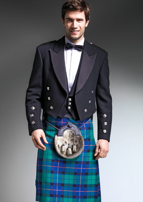 Prince Charlie Black Kilt Hire