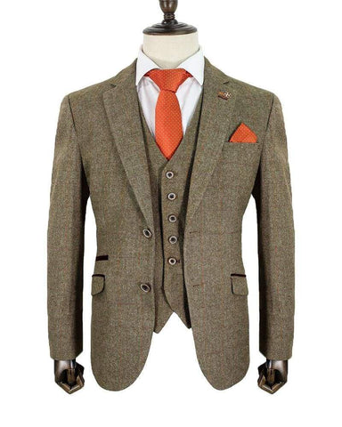 Cavani Gaston Sage Men’s 2 Piece Suit - Suit & Tailoring