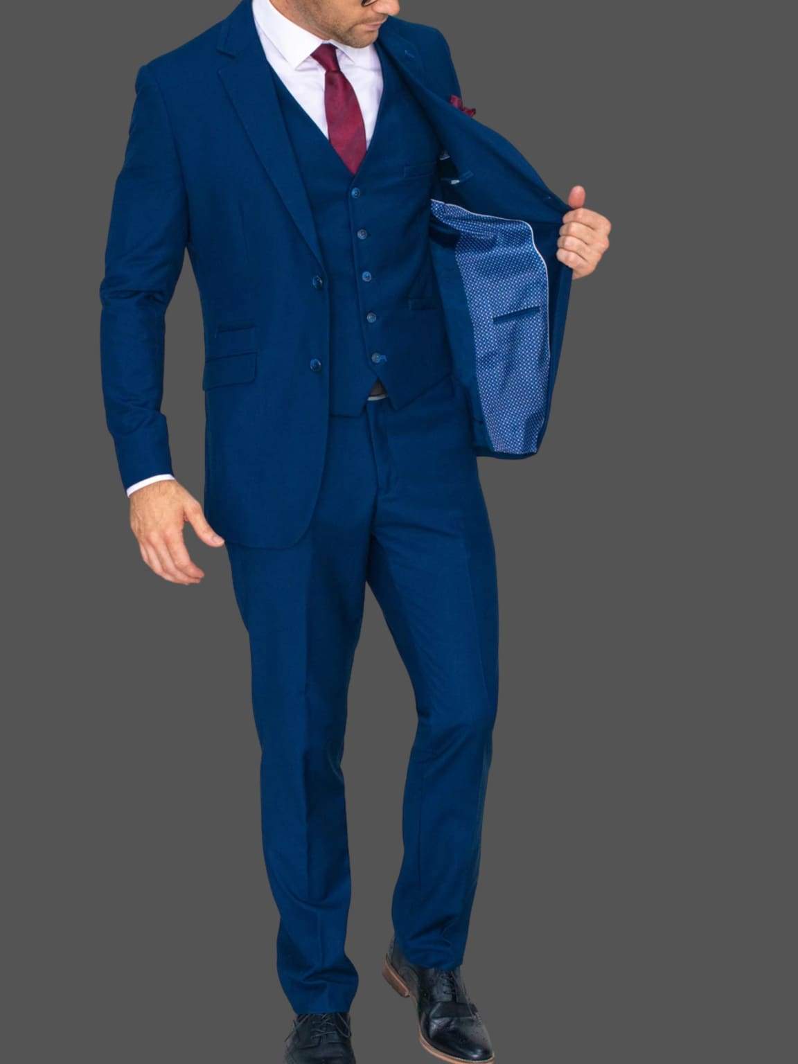 Cavani Jefferson Navy Suit Jacket - Jackets