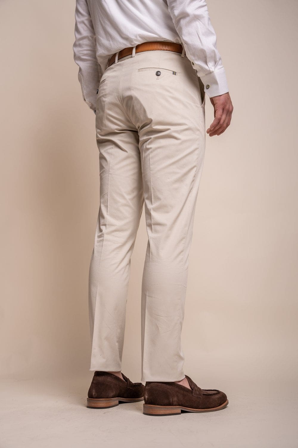 Cavani Mario Fawn Men’s Trousers - Suit & Tailoring