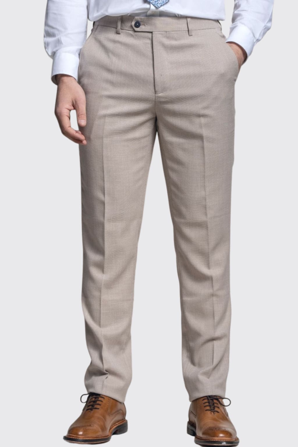 Cavani Miami Men’s Beige Trousers - 28R - Trousers