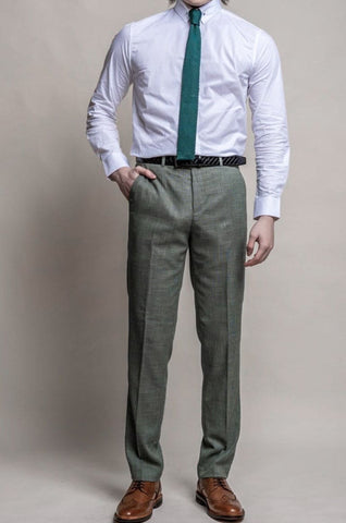   Cavani Miami Men's Sage Green TROUSERS