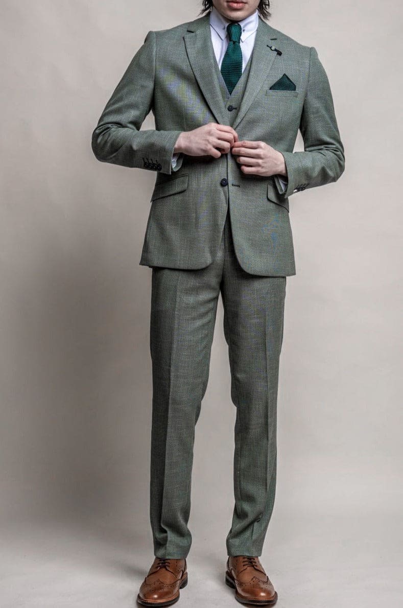 Cavani Miami Men’s Sage Green Blazer - Jackets