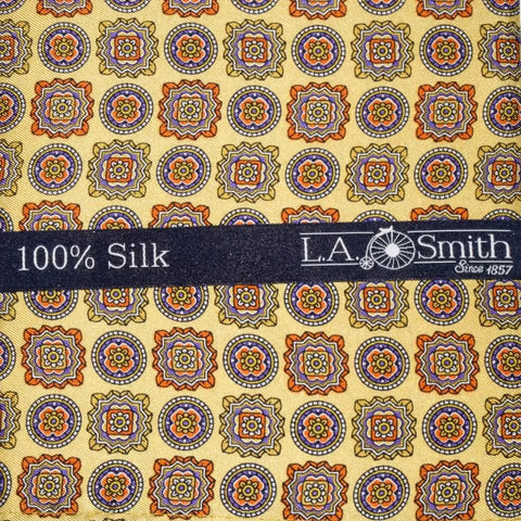 L A Smith Gold Medallion Silk Hank - Accessories