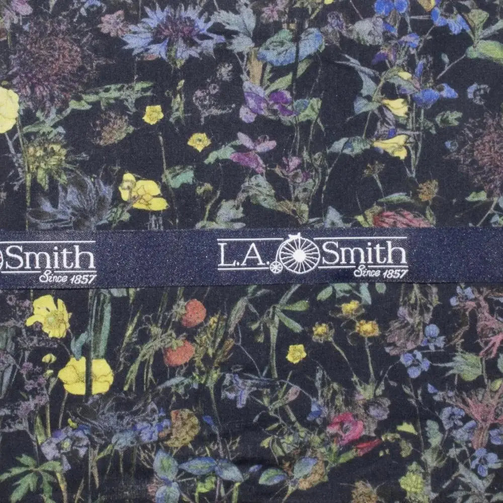 L A Smith Navy Liberty Art Fabric Hank - Accessories