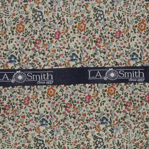 L A Smith Pink Liberty Art Fabric Hank - Accessories
