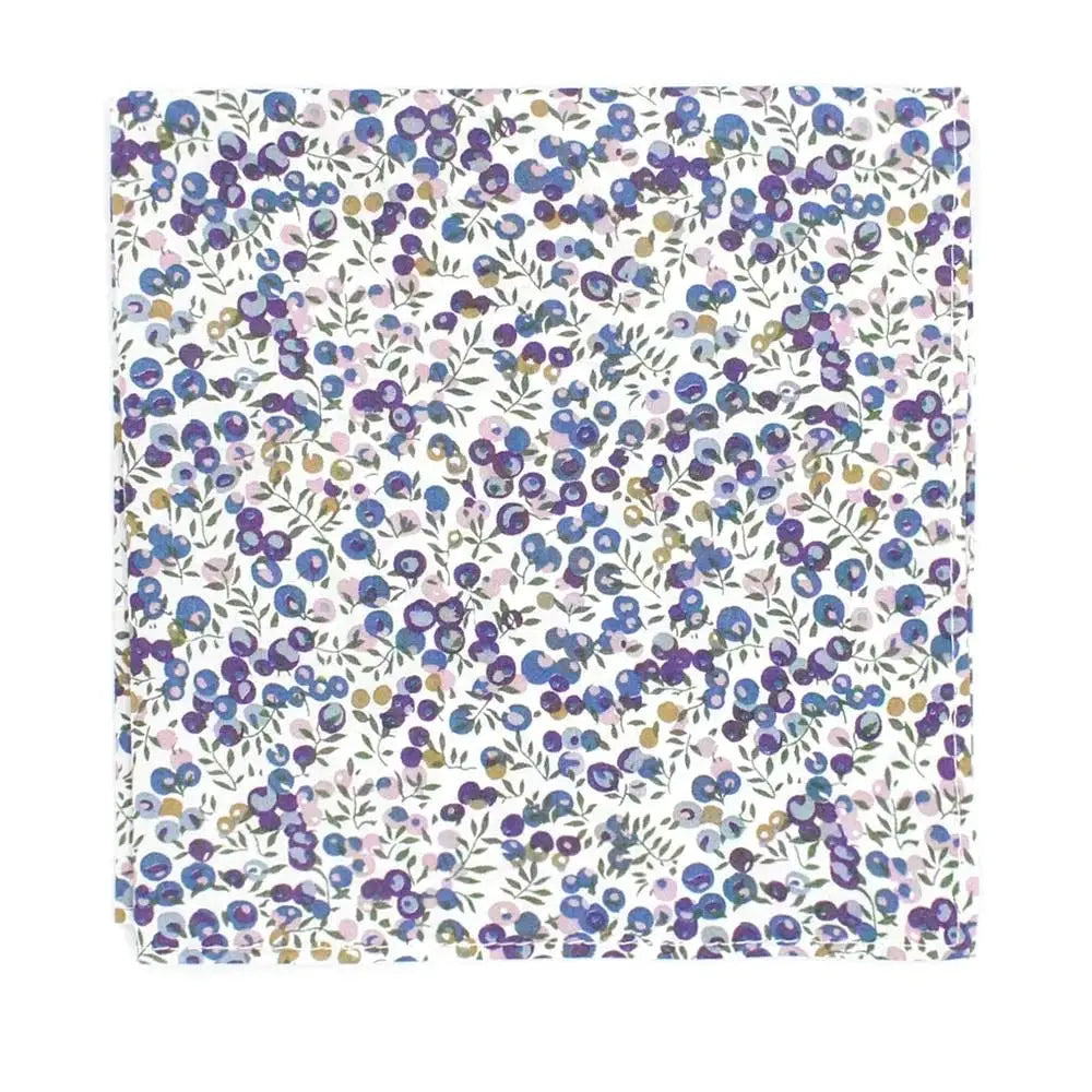 L A Smith Wiltshire Bud Blue Liberty Art Fabric Hank - Accessories