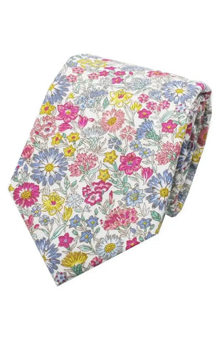 LA Smith May Fields Liberty Art Fabric Ties - Multi - Accessories