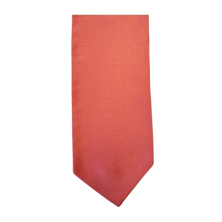 Mens LA Smith CORAL Wedding Cravat - Adult Self Tie Cravat - Accessories