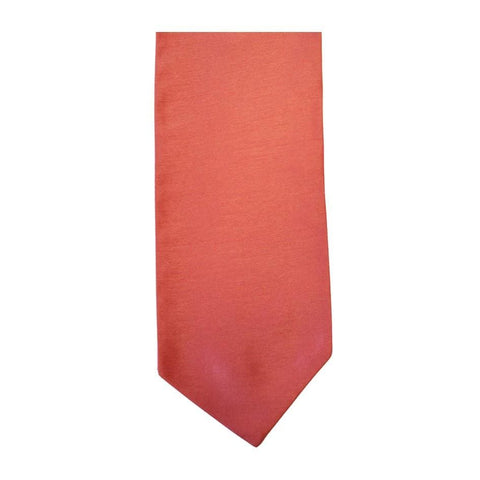 Mens LA Smith CORAL Wedding Cravat - Adult Self Tie Cravat - Accessories