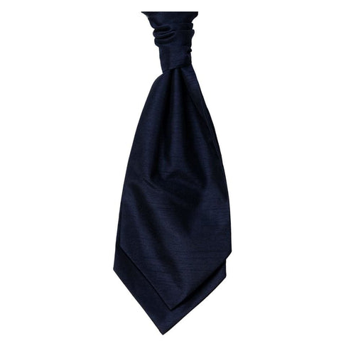 Mens LA Smith NAVY Wedding Cravat - Adult Self Tie Cravat - Accessories