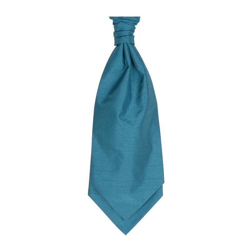 Mens LA Smith Wedding Pre-Tied Cravats - Teal - Accessories