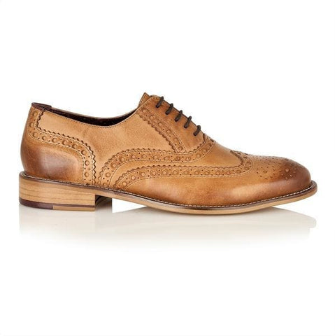 Brogue Gatsby Brogue Tan Men’s Shoe - Shoes