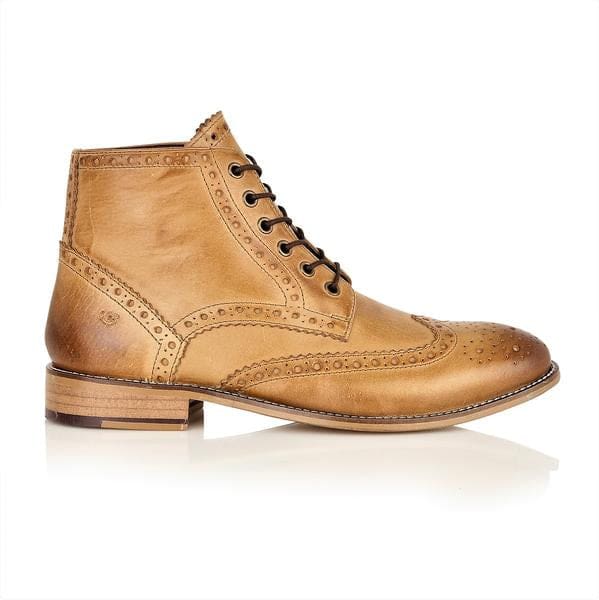 London Brogue Gatsby Tan Men’s Boots - Boots