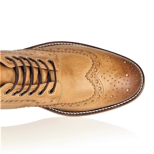 London Brogue Gatsby Tan Men’s Boots - Boots
