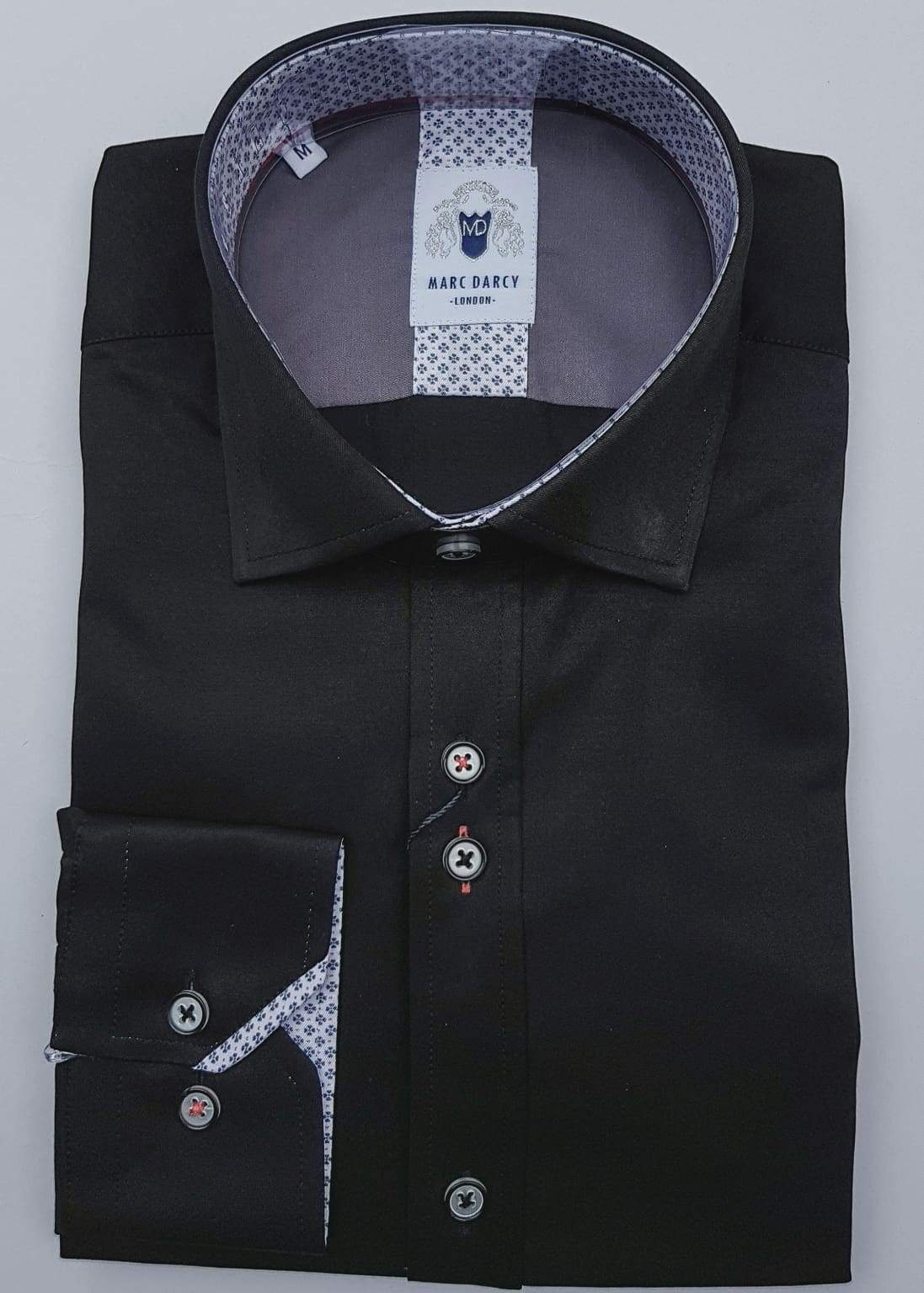 Marc Darcy Alfie Black Long Sleeve Shirt - Shirts