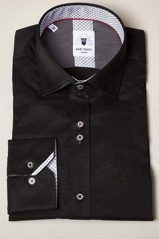 Marc Darcy Alfie Black Long Sleeve Shirt - S - Shirts