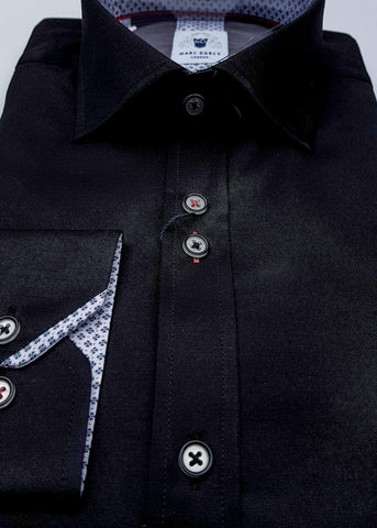 Marc Darcy Alfie Black Long Sleeve Shirt - Shirts