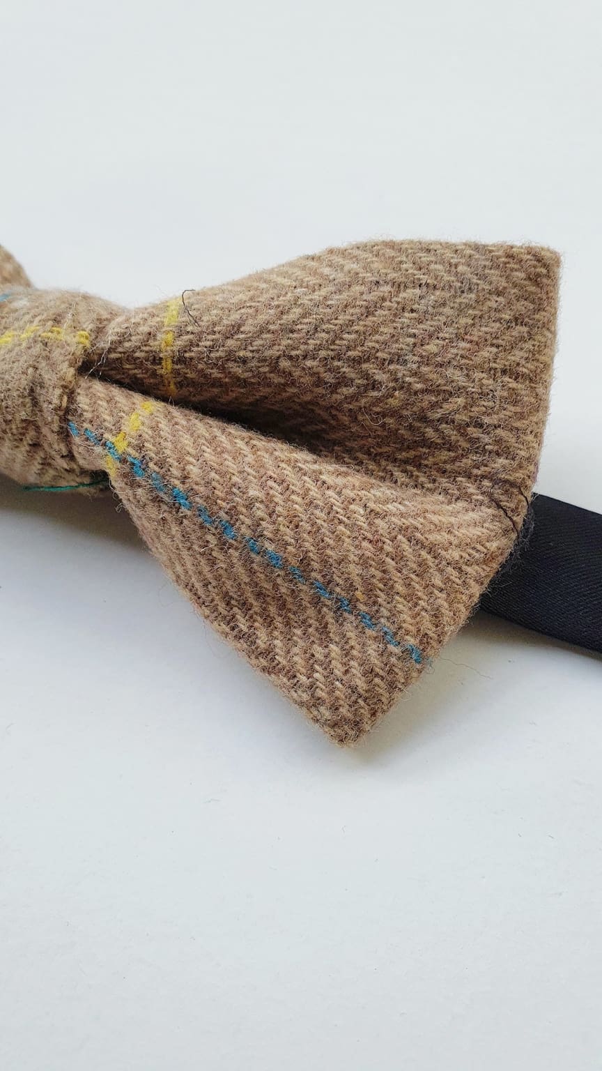 Marc Darcy DX7 Oak Tweed Check Bow Tie - accessories