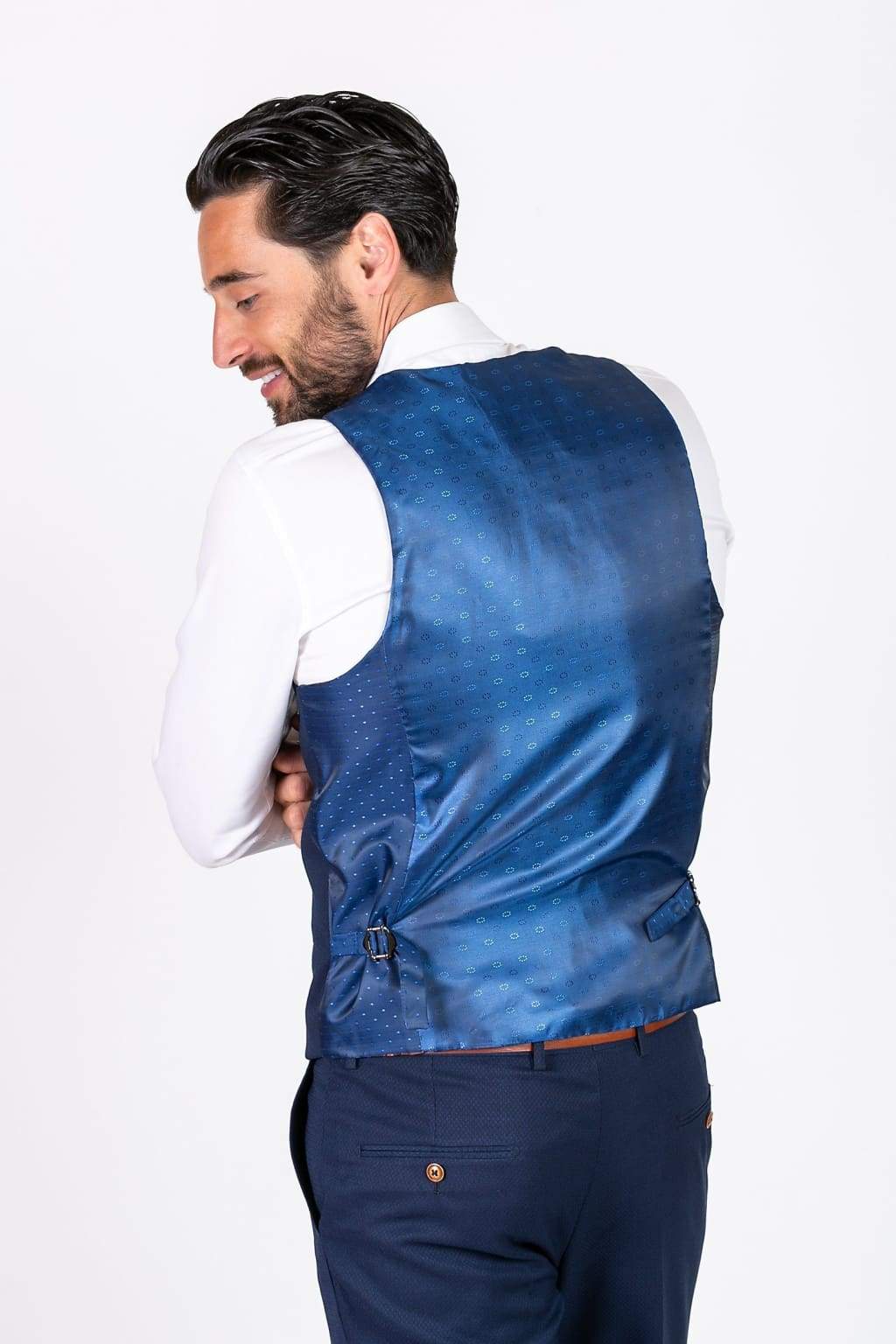 MAX - Royal Blue Single Breasted Waistcoat - Suit & Tailoring