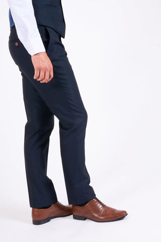 Marc Darcy MAX Navy Blue Trousers - 28R