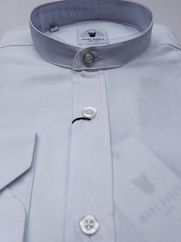 Marc Darcy Thomas White Grandad Collar Shirt - Shirts