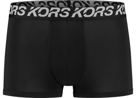 Michael Kors Men's 3-Pack Black Stretch Cotton Trunk