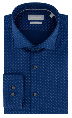 Michael Kors Men’s Chile Pepper Print Premium Slim Fit Shirt - 14.5 - Shirts