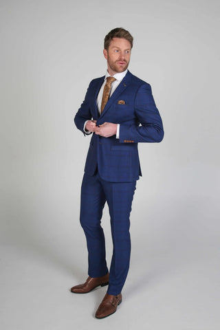 Alex Navy Men’s Three Piece Suit - Men’s Suits