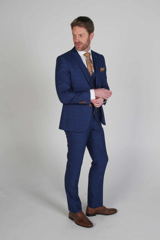 Alex Navy Men’s Three Piece Suit - Men’s Suits