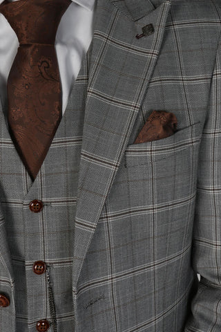 Francis Grey Men’s Three Piece Suit - Product