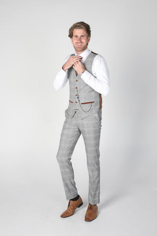 Francis Grey Men’s Three Piece Suit - Product