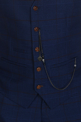 Harvey Navy Men’s Three Piece Suit - Men’s Suits
